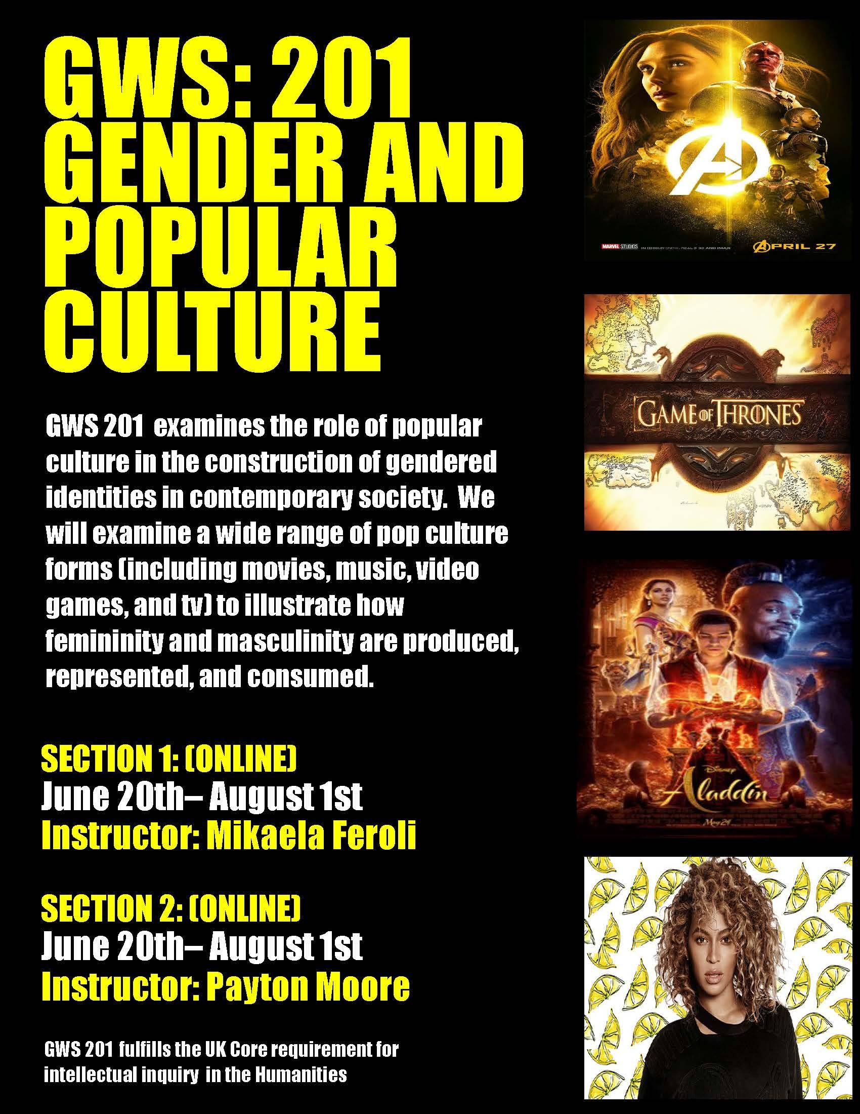 GWS Summer Courses University of Kentucky College of Arts & Sciences GWS Summer Courses University of Kentucky College of Arts & Sciences